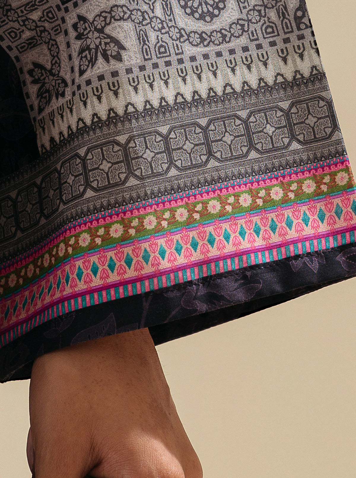 3 PIECE - EMBROIDERED LAWN SUIT - SPACE CARNIVAL MORBAGH SU_23   