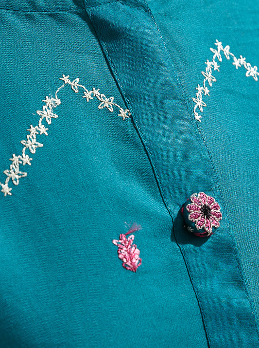 3 PIECE - EMBROIDERED LAWN SUIT - TAHITIAN TERRACE MORBAGH SU_23   