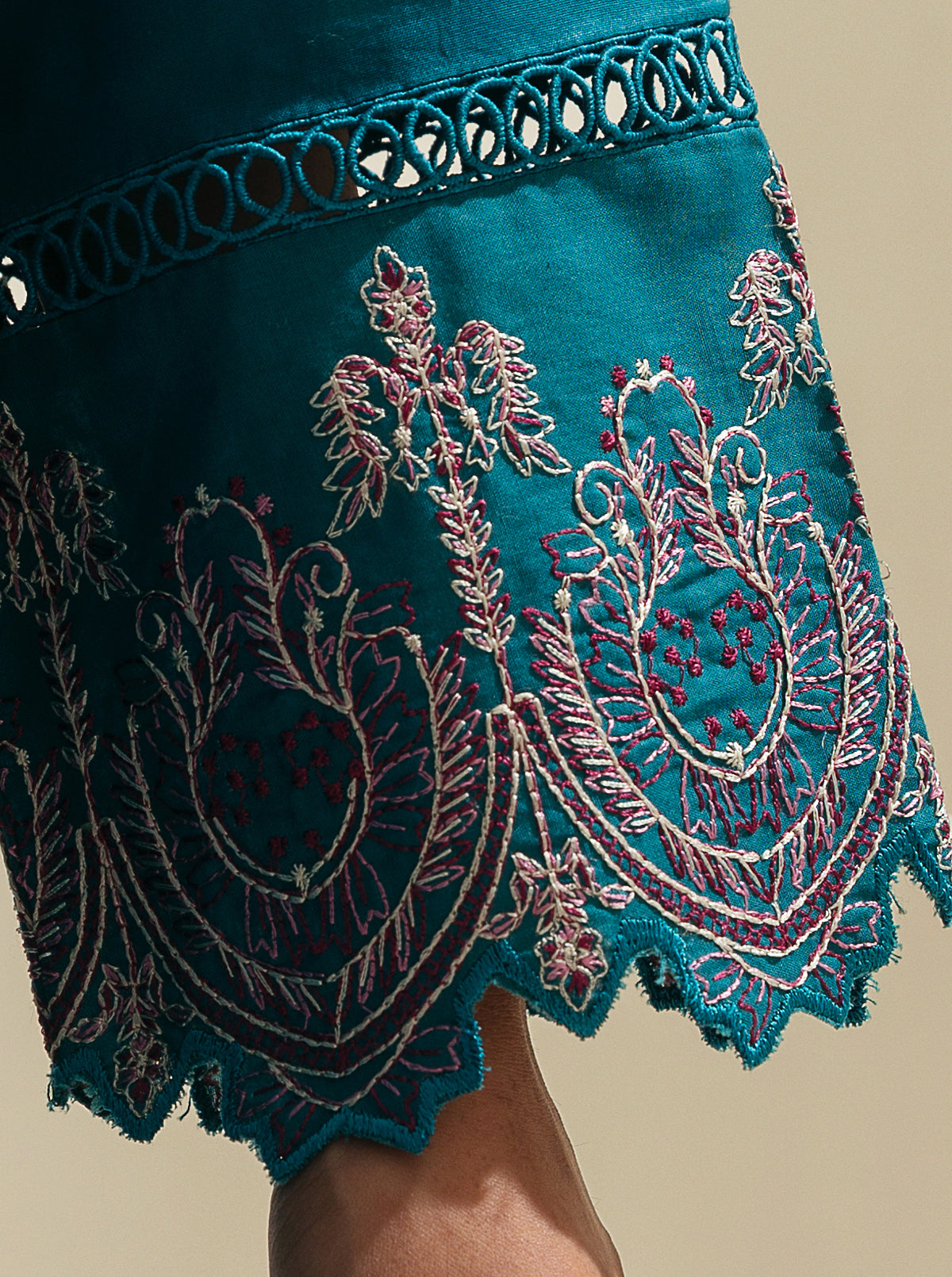 3 PIECE - EMBROIDERED LAWN SUIT - TAHITIAN TERRACE MORBAGH SU_23   