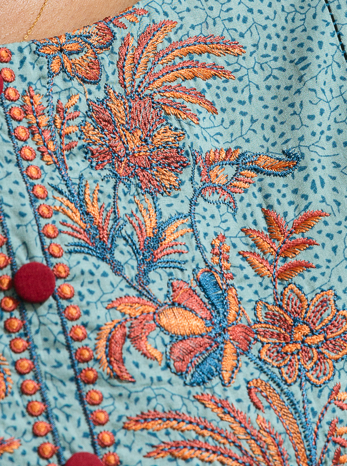 2 PIECE - EMBROIDERED LAWN SUIT - DEEPLY BLUE MORBAGH SU_23   