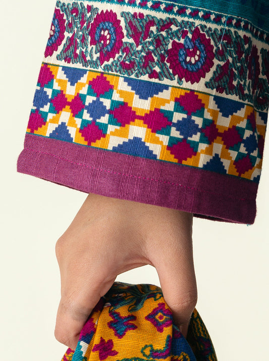 3 PIECE - PRINTED KHADDAR SUIT - CASCADES MORBAGH WN_22   