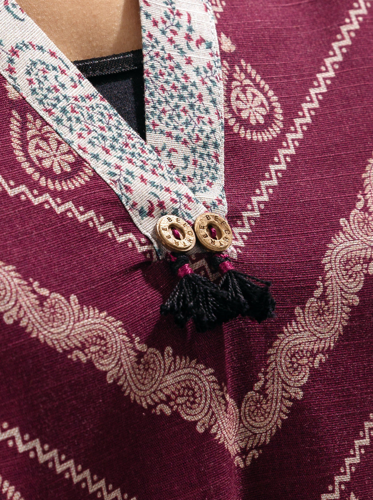 3 PIECE - PRINTED KHADDAR SUIT - DRIED THYME MORBAGH WN_22   