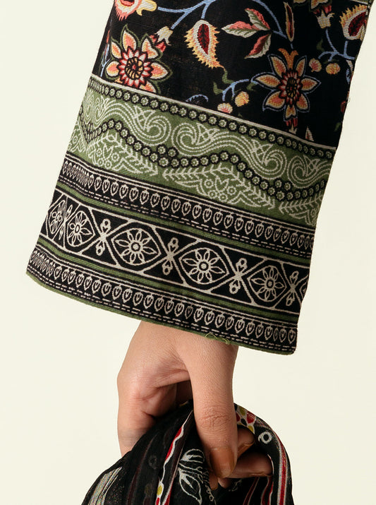 3 PIECE - EMBROIDERED  KHADDAR SUIT - AUBURN MORBAGH WN_22   