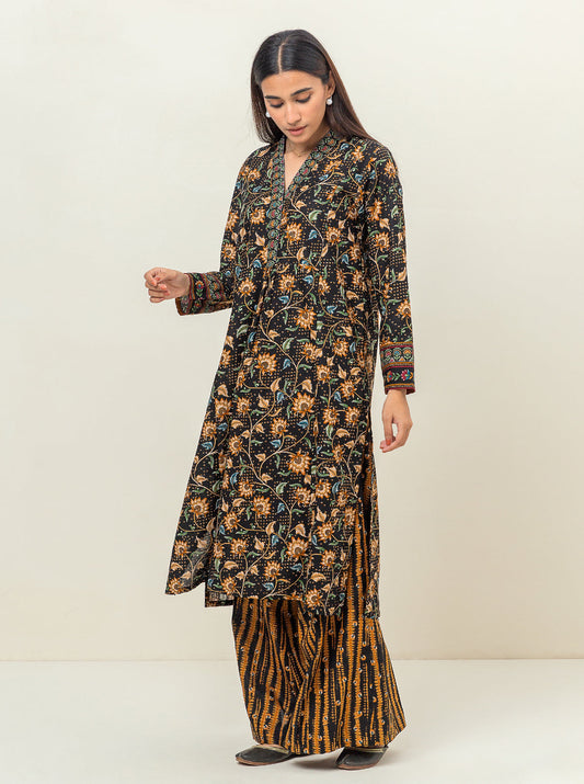 2 PIECE - PRINTED KHADDAR SUIT - PARISIAN NIGHT MORBAGH WN_23   