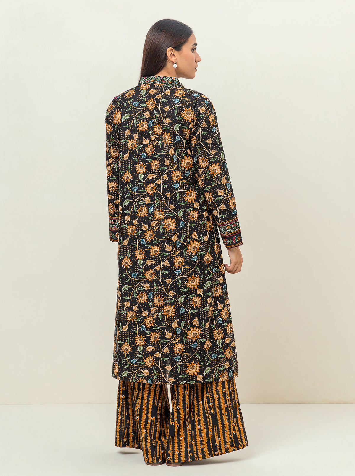 2 PIECE - PRINTED KHADDAR SUIT - PARISIAN NIGHT MORBAGH WN_23   