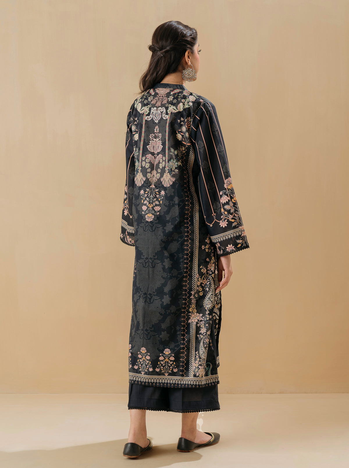 1 PIECE - PRINTED LAWN SHIRT - VINTAGE CRAFT MORBAGH SU_22   