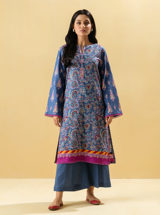 2 PIECE - PRINTED LAWN SUIT - MAJESTIC FLORET MORBAGH SU_22   