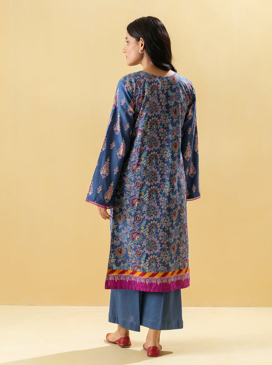 2 PIECE - PRINTED LAWN SUIT - MAJESTIC FLORET MORBAGH SU_22   