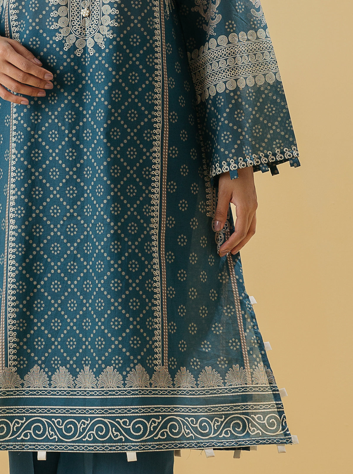 2 PIECE - PRINTED LAWN SUIT - MYSTIQUE JEWEL MORBAGH SU_22   