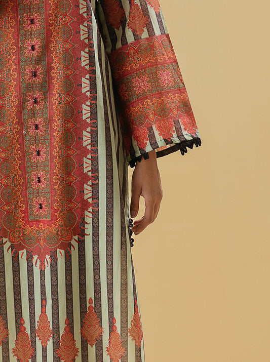 2 PIECE - PRINTED LAWN SUIT - URBAN CHIC MORBAGH SU_22   