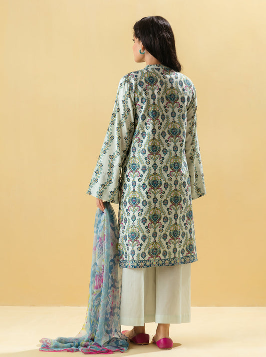 2 PIECE - PRINTED LAWN SUIT - FLOURITE CHARMS MORBAGH SU_22   