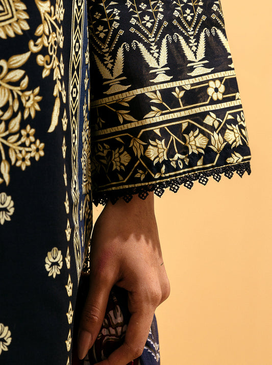 3 PIECE - PRINTED LAWN SUIT - NOSTALGIC JEWEL MORBAGH SU_22   