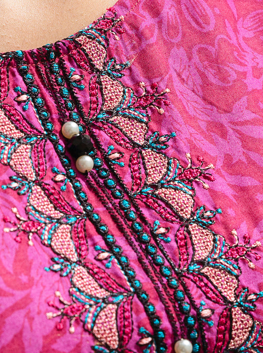 2 PIECE - EMBROIDERED VISCOS SUIT - DIVA GLOW MORBAGH SU_23   