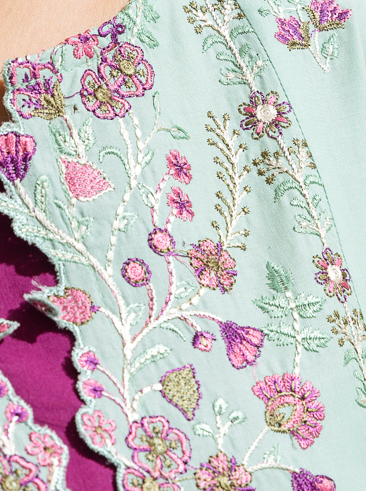 3 PIECE - EMBROIDERED LAWN SUIT - POLYNYA SEASON MORBAGH SU_23   