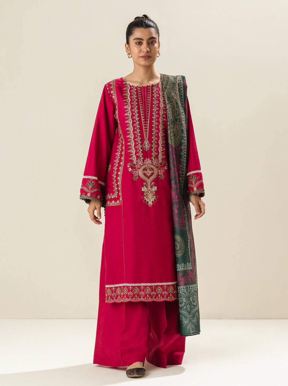 3 PIECE - EMBROIDERED LAWN SUIT - CANDY TOUCH MORBAGH SU_23   
