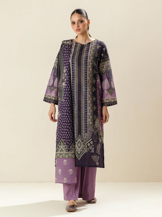 3 PIECE - PRINTED LAWN SUIT - CROWN JEWEL MORBAGH SU_23   