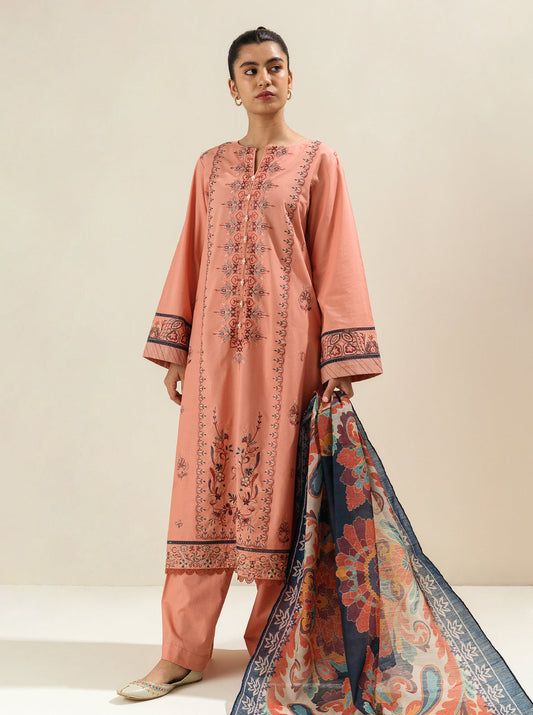 3 PIECE - EMBROIDERED LAWN SUIT - WILD FLOWER HEAVEN MORBAGH SU_23   