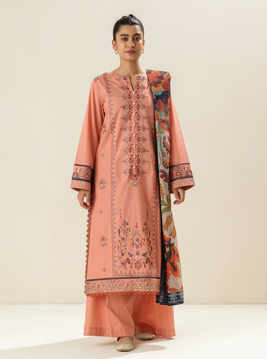 3 PIECE - EMBROIDERED LAWN SUIT - WILD FLOWER HEAVEN MORBAGH SU_23   