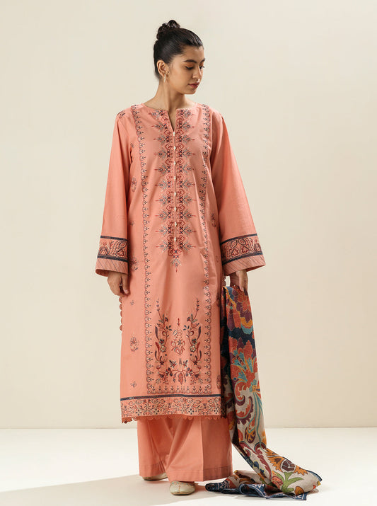 3 PIECE - EMBROIDERED LAWN SUIT - WILD FLOWER HEAVEN MORBAGH SU_23   