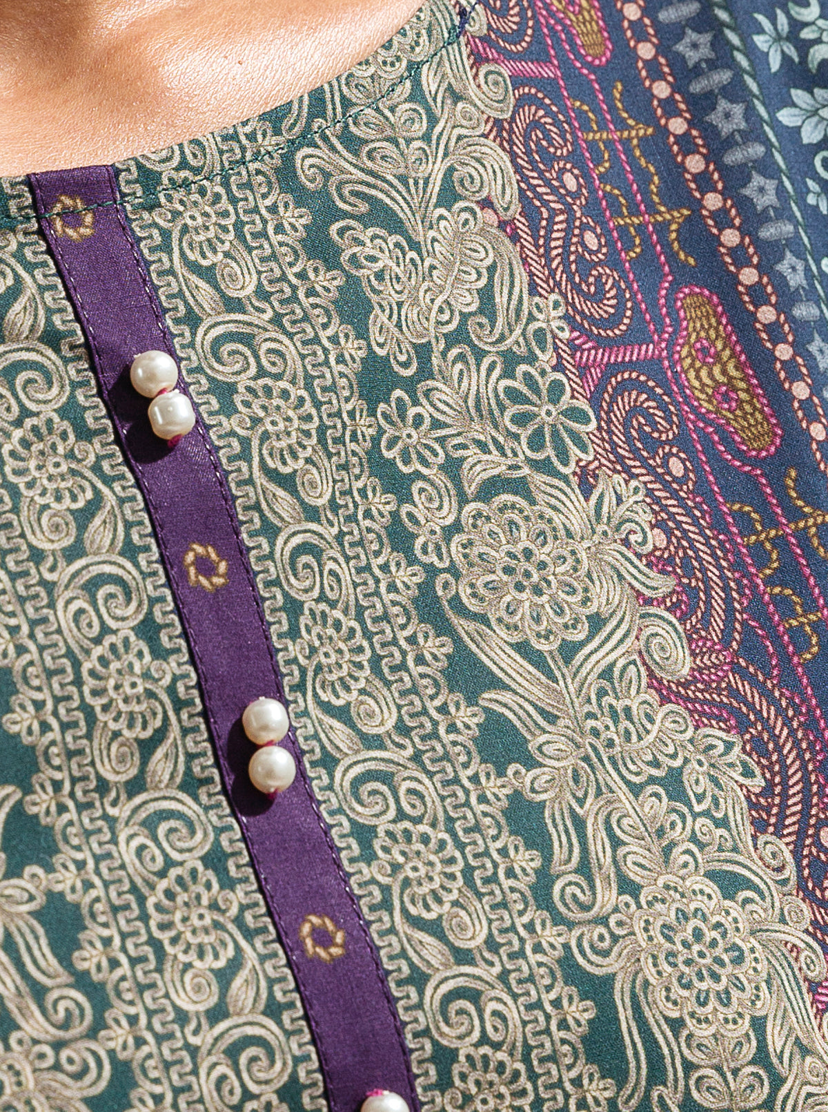 1 PIECE PRINTED LAWN SHIRT-AZURITE BLISS BT-MORBAGH SU_24   