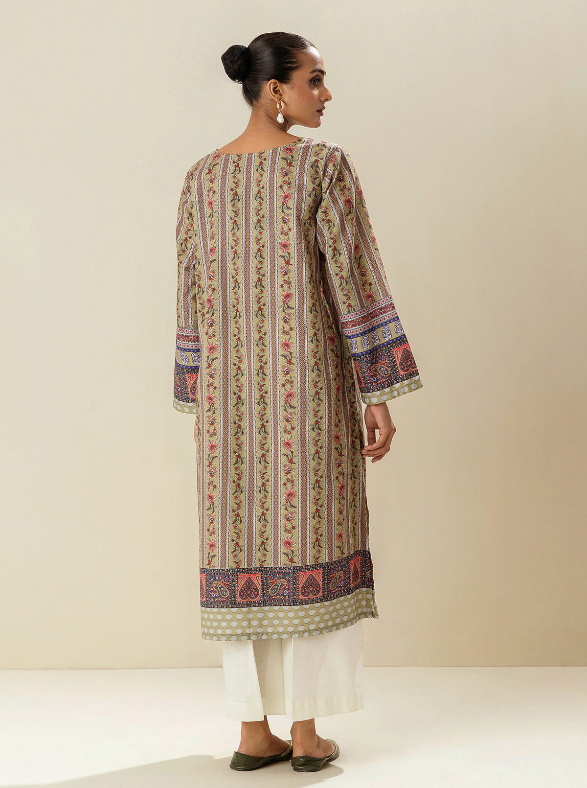 1 PIECE PRINTED LAWN SHIRT-OPALINE TREES BT-MORBAGH SU_24   