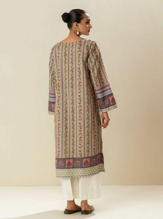 1 PIECE PRINTED LAWN SHIRT-OPALINE TREES BT-MORBAGH SU_24   