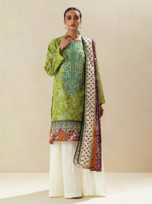 2 PIECE - EMBROIDERED LAWN SUIT - LUSH GARDEN MORBAGH SU_23   