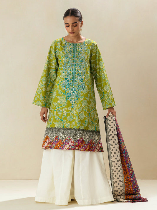 2 PIECE - EMBROIDERED LAWN SUIT - LUSH GARDEN MORBAGH SU_23   