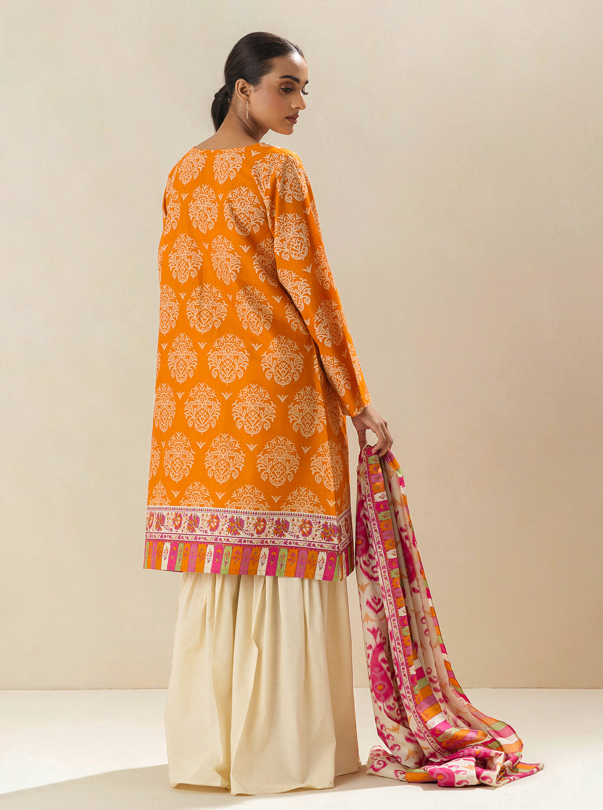 2 PIECE - EMBROIDERED LAWN SUIT - MANDARIN CLOUD MORBAGH SU_23   