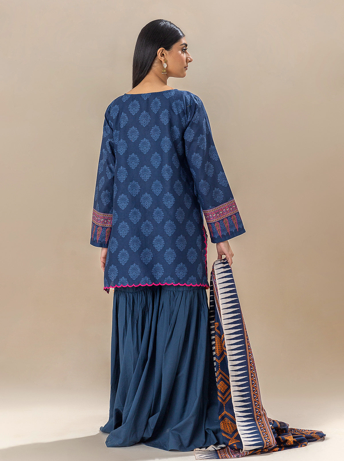 2 PIECE EMBROIDERED LAWN SUIT-METALIC SHIMMERS BT-MORBAGH SU_24   