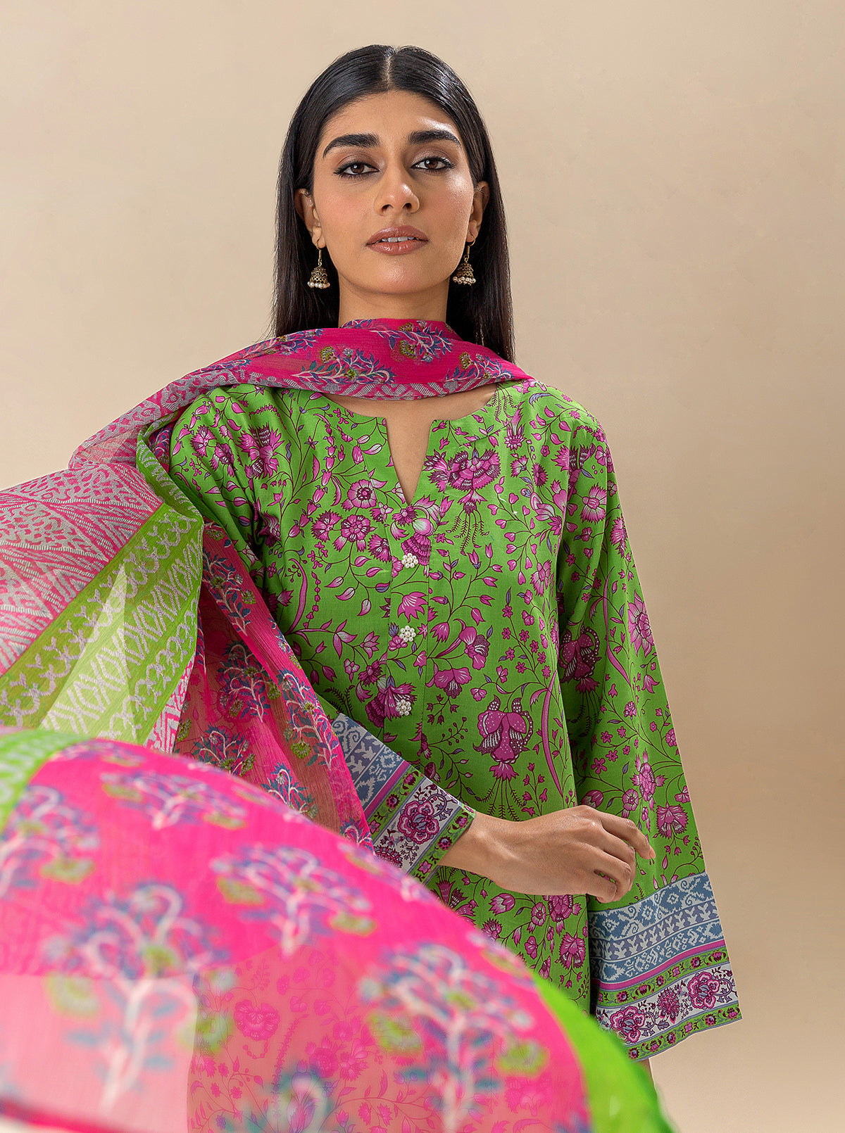 2 PIECE PRINTED LAWN SUIT-SPRING DAY BT-MORBAGH SU_24   