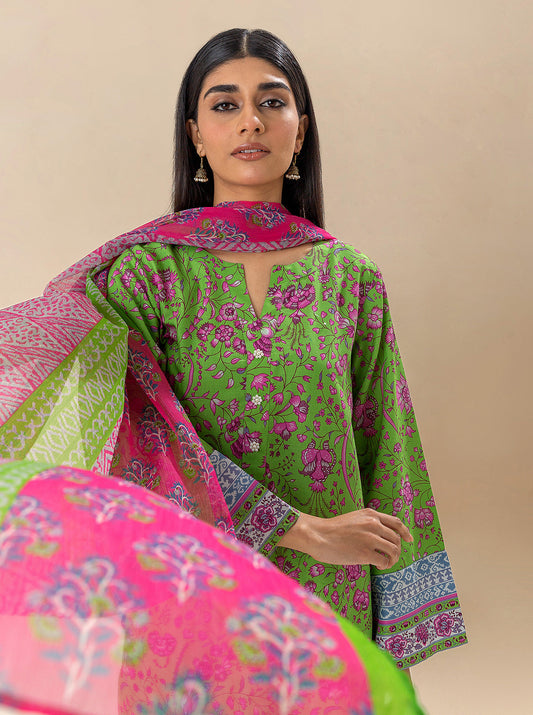 2 PIECE PRINTED LAWN SUIT-SPRING DAY BT-MORBAGH SU_24   