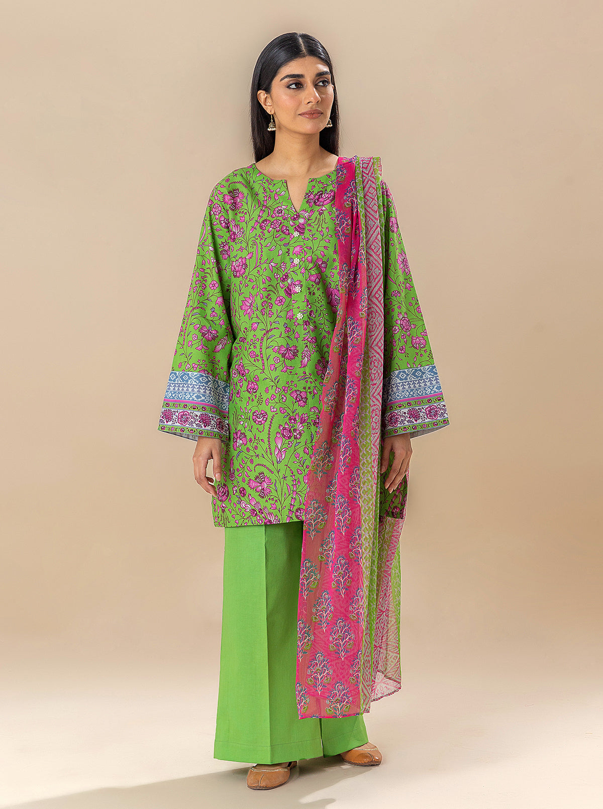 2 PIECE PRINTED LAWN SUIT-SPRING DAY BT-MORBAGH SU_24   