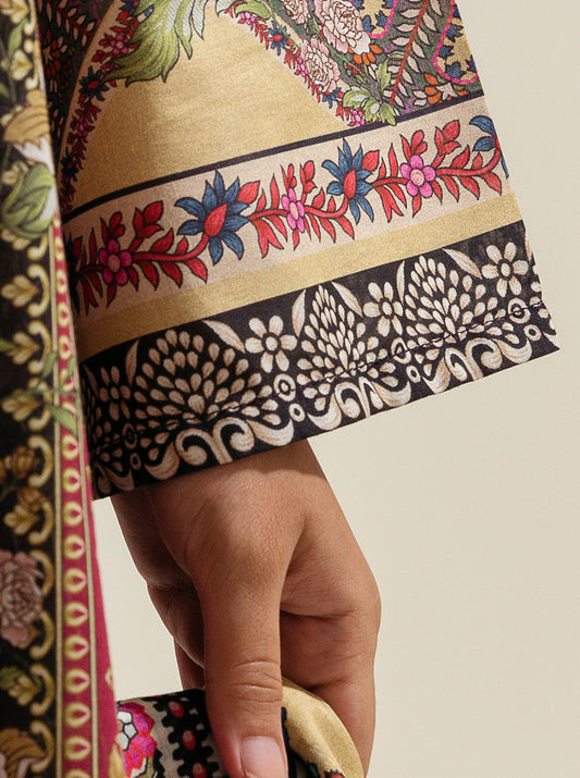 3 PIECE - PRINTED LAWN SUIT - GARDEN VALUE MORBAGH SU_23   
