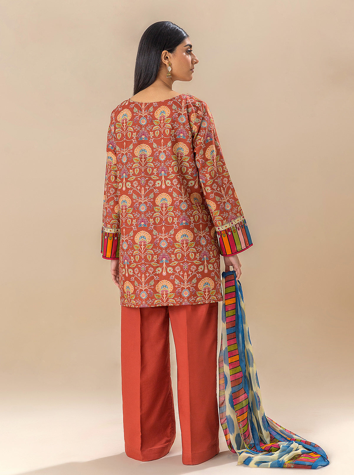 3 PIECE PRINTED LAWN SUIT-AUBURN SKY BT-MORBAGH SU_24   