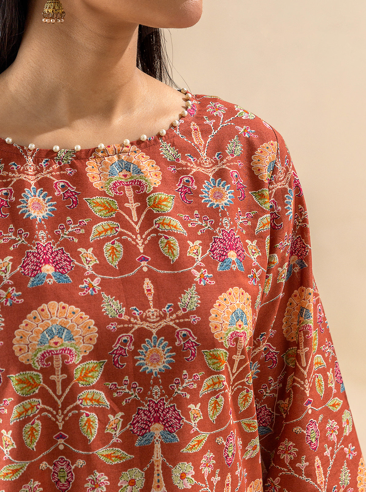 3 PIECE PRINTED LAWN SUIT-AUBURN SKY BT-MORBAGH SU_24   