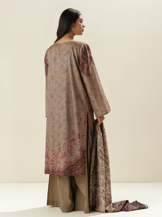 3 PIECE - PRINTED LAWN SUIT - IMPERIAL MAZE MORBAGH SU_23   