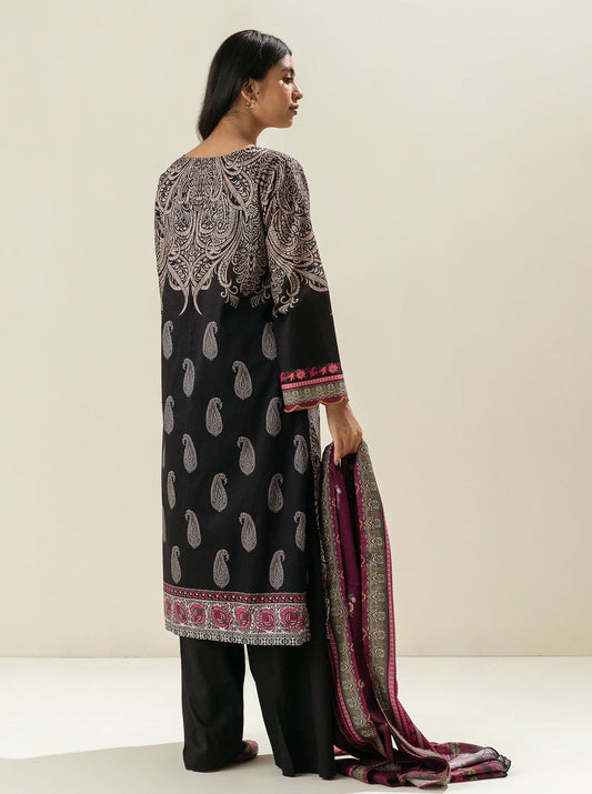 3 PIECE - PRINTED LAWN SUIT - LUXURY JEWEL MORBAGH SU_23   