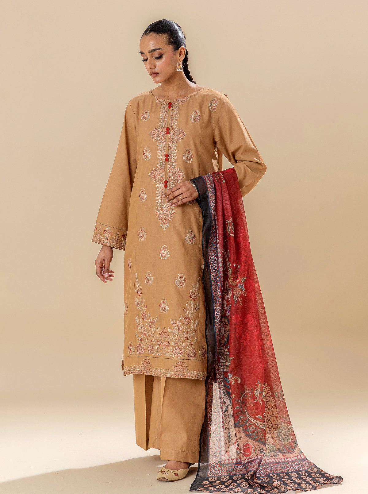 3 PIECE EMBROIDERED LAWN SUIT-CRISP DAWN BT-MORBAGH SU_24   