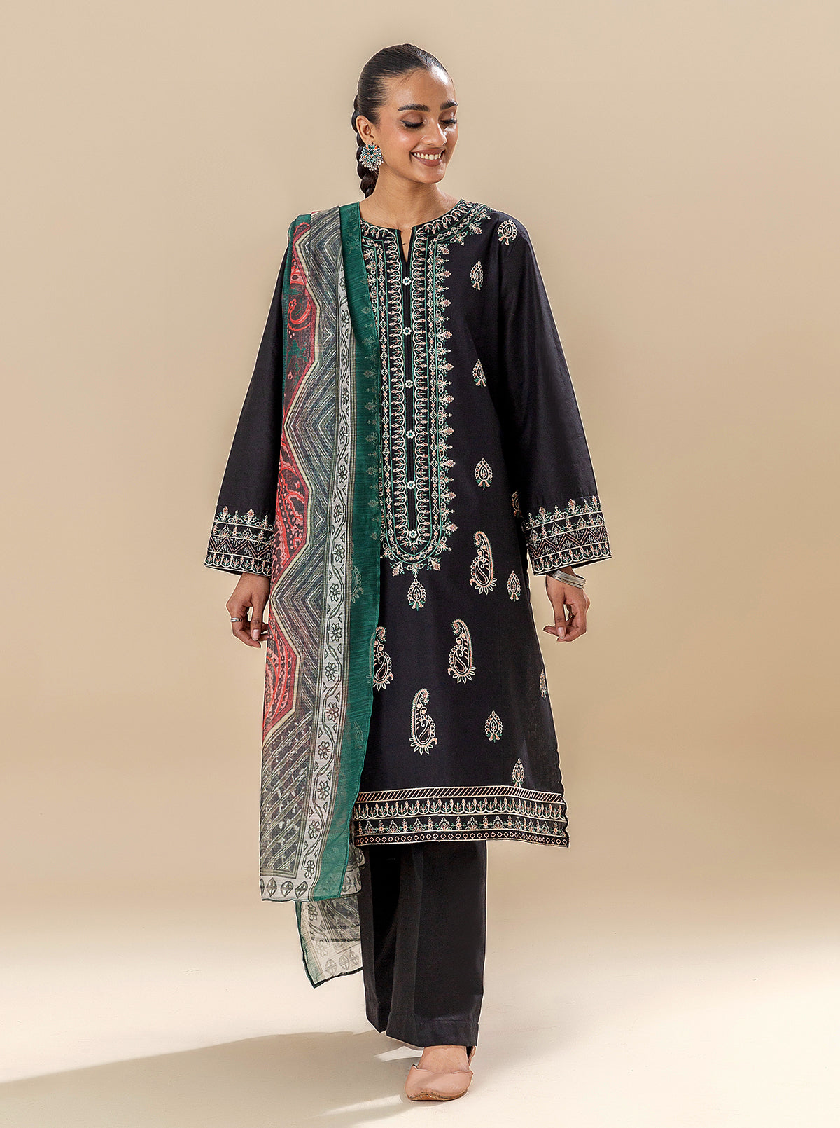 3 PIECE EMBROIDERED LAWN SUIT-NEUTRAL ODYSSEY BT-MORBAGH SU_24   