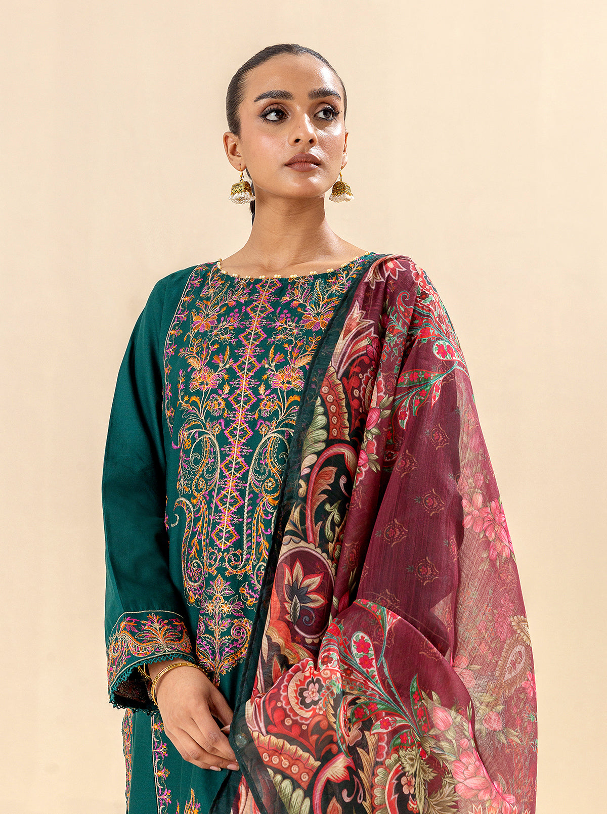 3 PIECE EMBROIDERED LAWN SUIT-PACIFIC HARBOUR BT-MORBAGH SU_24   