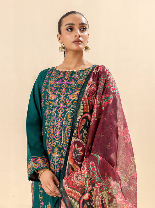 3 PIECE EMBROIDERED LAWN SUIT-PACIFIC HARBOUR BT-MORBAGH SU_24   