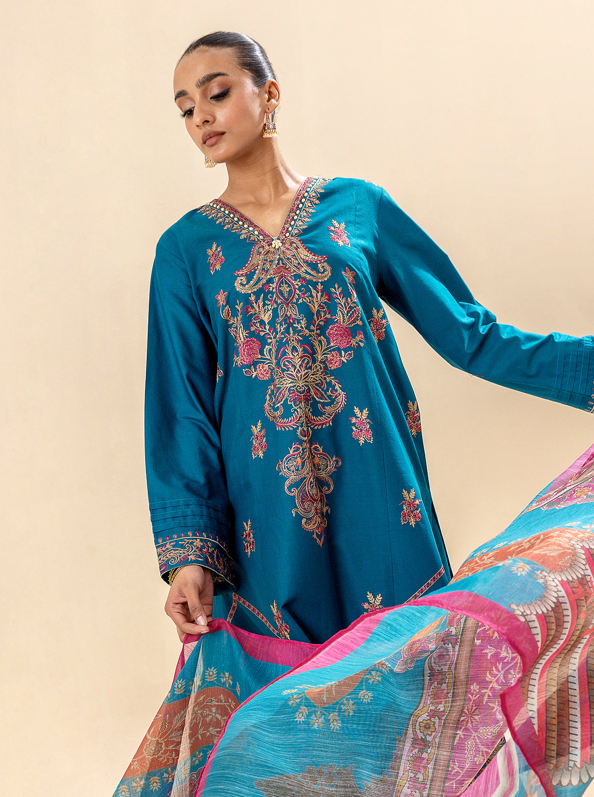 3 PIECE EMBROIDERED LAWN SUIT-OCEAN DEPTHS BT-MORBAGH SU_24   