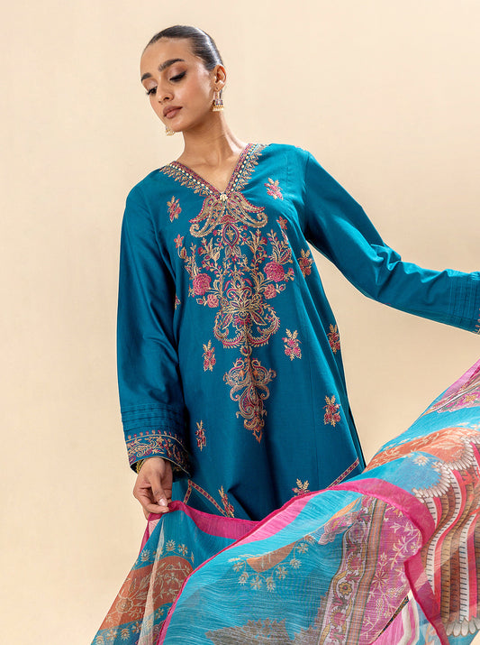 3 PIECE EMBROIDERED LAWN SUIT-OCEAN DEPTHS BT-MORBAGH SU_24   
