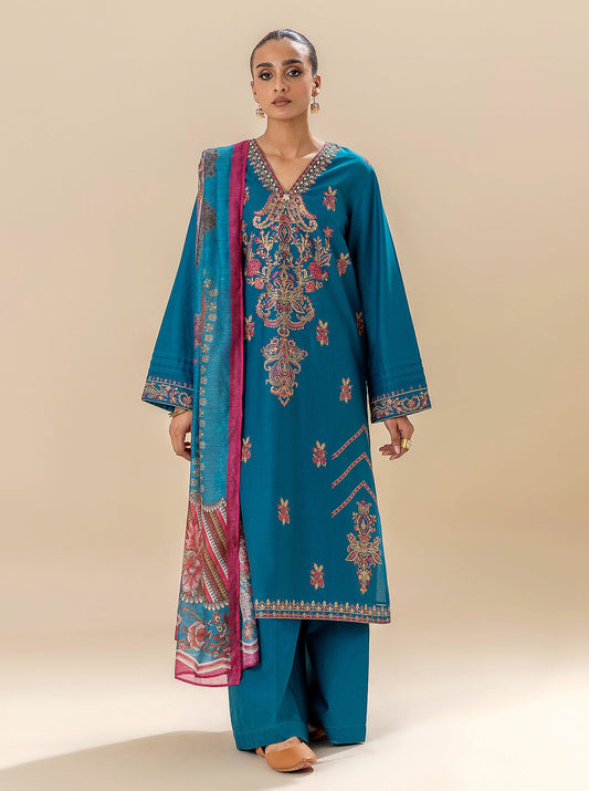 3 PIECE EMBROIDERED LAWN SUIT-OCEAN DEPTHS BT-MORBAGH SU_24   