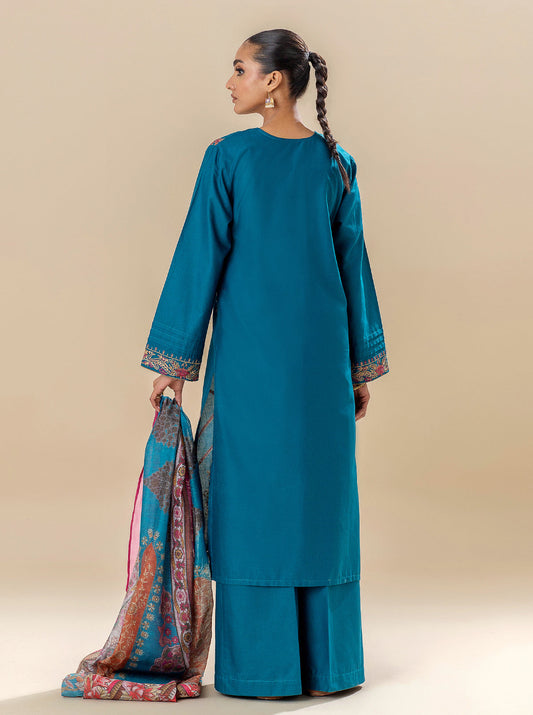 3 PIECE EMBROIDERED LAWN SUIT-OCEAN DEPTHS BT-MORBAGH SU_24   