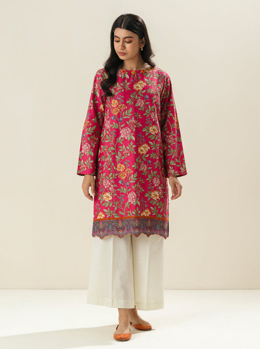 1 PIECE - PRINTED LAWN SHIRT - MELTED INCANDESCENCE MORBAGH SU_23   