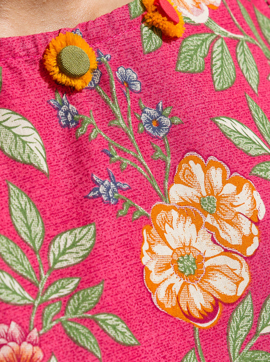 1 PIECE - PRINTED LAWN SHIRT - MELTED INCANDESCENCE MORBAGH SU_23   