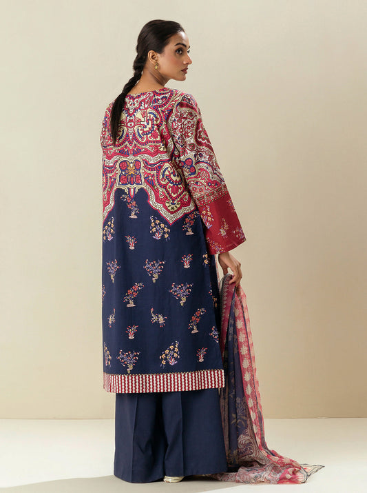 3 PIECE EMBROIDERED LAWN SUIT-PANSY PETALS BT-MORBAGH SU_24   