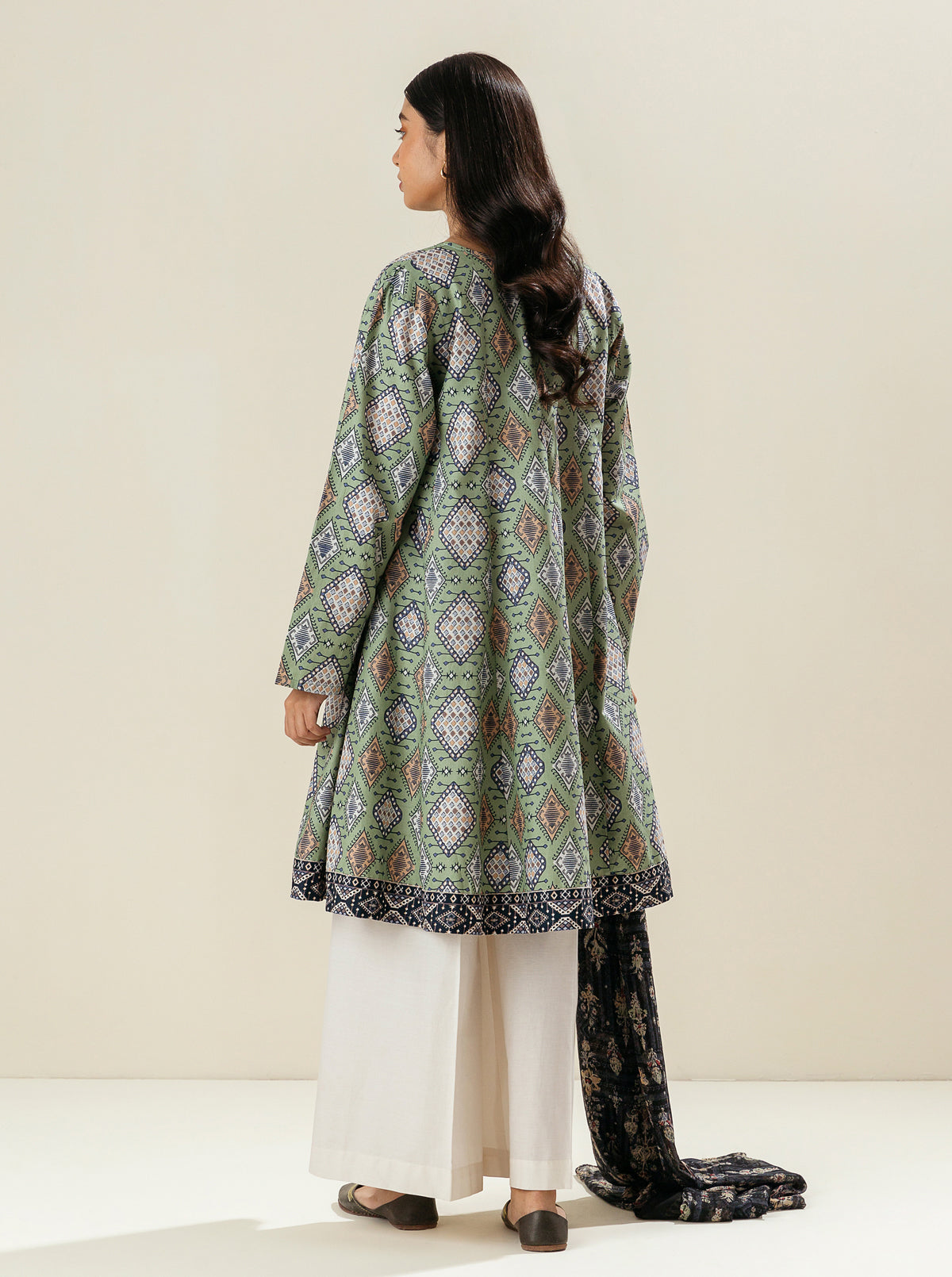 2 PIECE - PRINTED LAWN SUIT - ELEMENTAL CRUSH MORBAGH SU_23   
